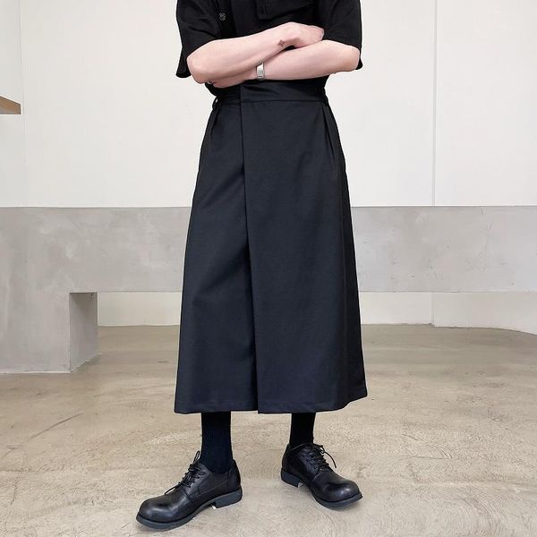men's pants dark spring/summer baggy wide legs personality fashion trend niche designer oversize skirt, Black
men's pants dark spring/summer baggy wide legs personality fashion trend niche designer oversize skirt, Black