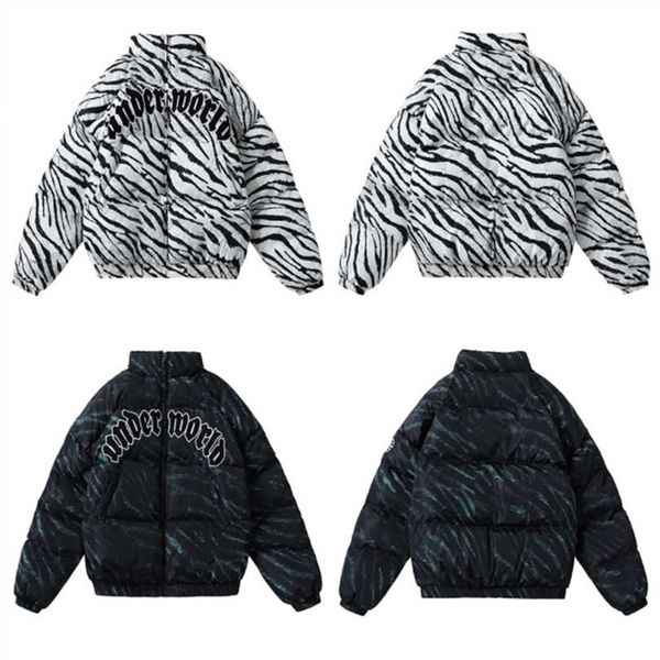 arrival zebra pattern cotton coat women's national winter loose korean version oversize couple 211214, Black
arrival zebra pattern cotton coat women's national winter loose korean version oversize couple 211214, Black