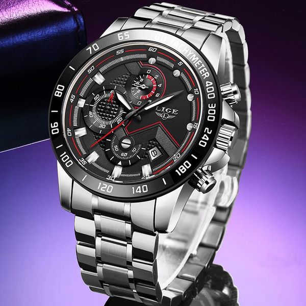 wristwatches lige mens fashion watch men sport waterproof quartz watches all steel army military relogio masculino, Slivery;brown
wristwatches lige mens fashion watch men sport waterproof quartz watches all steel army military relogio masculino, Slivery;brown