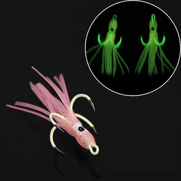 fishing hooks 16# / 18# glowing fish hook fluorescent four anchor squid tackle four-jaw
fishing hooks 16# / 18# glowing fish hook fluorescent four anchor squid tackle four-jaw