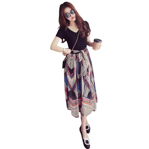 casual dresses women summer fashion bohemian style printed flower tunic dress chiffon v-collar high waist slim long beach silm, Black;gray
casual dresses women summer fashion bohemian style printed flower tunic dress chiffon v-collar high waist slim long beach silm, Black;gray