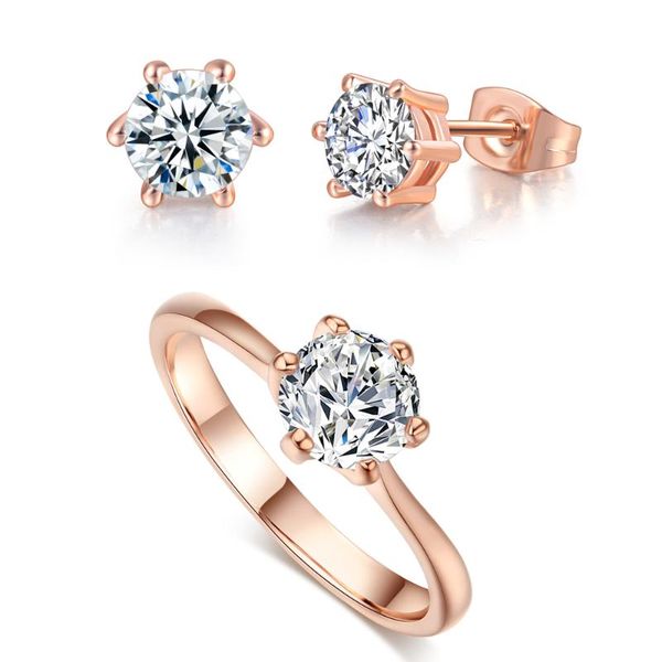 earrings & necklace wedding jewelry sets for bridal women classic crystal zircon gold fashion bride accessories s558, Silver
earrings & necklace wedding jewelry sets for bridal women classic crystal zircon gold fashion bride accessories s558, Silver
