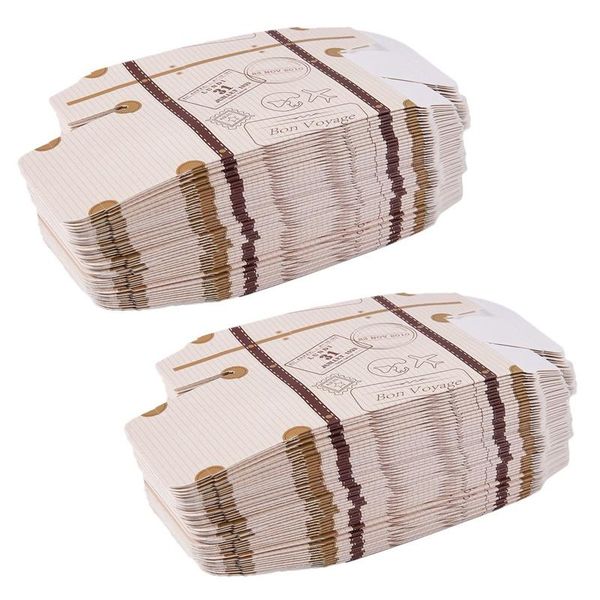 gift wrap 100pcs mini suitcase favor box party candy box, vintage kraft paper with tags and rope
gift wrap 100pcs mini suitcase favor box party candy box, vintage kraft paper with tags and rope