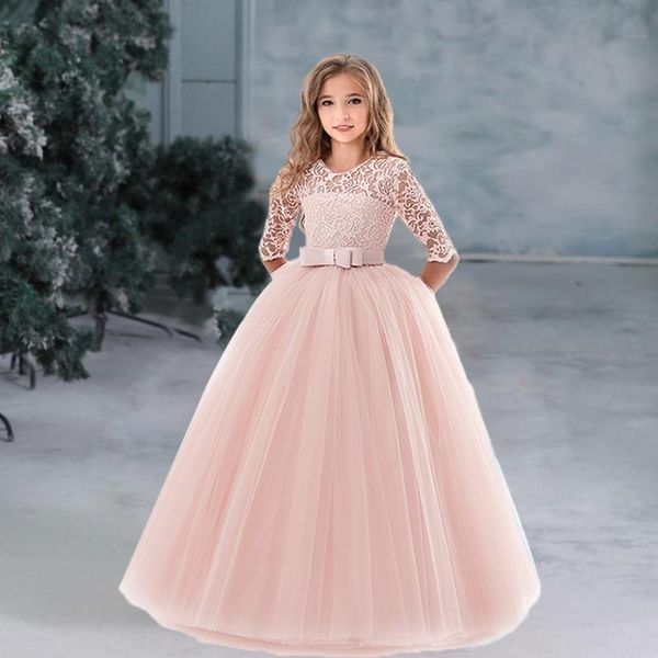 girl's dresses flower birthday banquet long sleeve lace dress elegant kid's wedding white children communion evening, Red;yellow
girl's dresses flower birthday banquet long sleeve lace dress elegant kid's wedding white children communion evening, Red;yellow