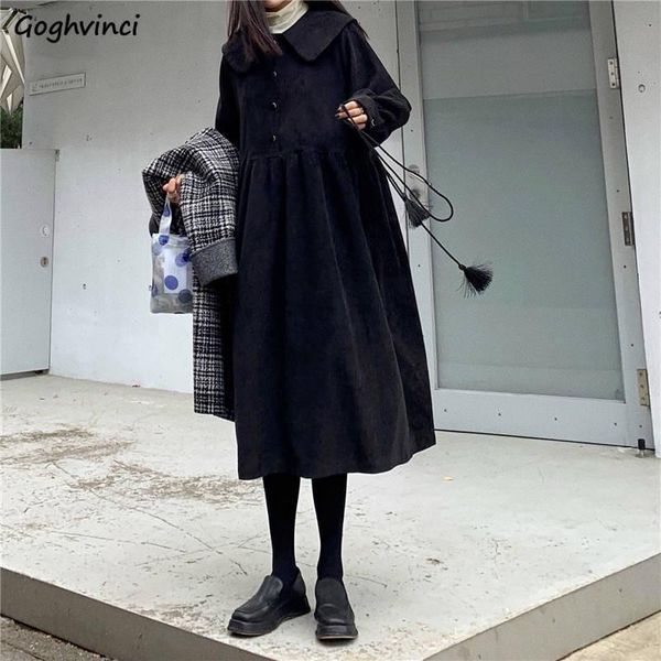casual dresses long sleeve dress women solid lantern sleeves a-line students loose korean style elegant vintage spring all-match retro, Black;gray
casual dresses long sleeve dress women solid lantern sleeves a-line students loose korean style elegant vintage spring all-match retro, Black;gray