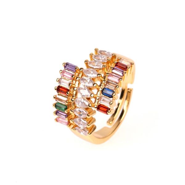 wedding rings eyika rainbow cubic zirconia 18k gold color open ring cross evil eye cocktail resizable bohemian beach jewelry for women, Slivery;golden
wedding rings eyika rainbow cubic zirconia 18k gold color open ring cross evil eye cocktail resizable bohemian beach jewelry for women, Slivery;golden