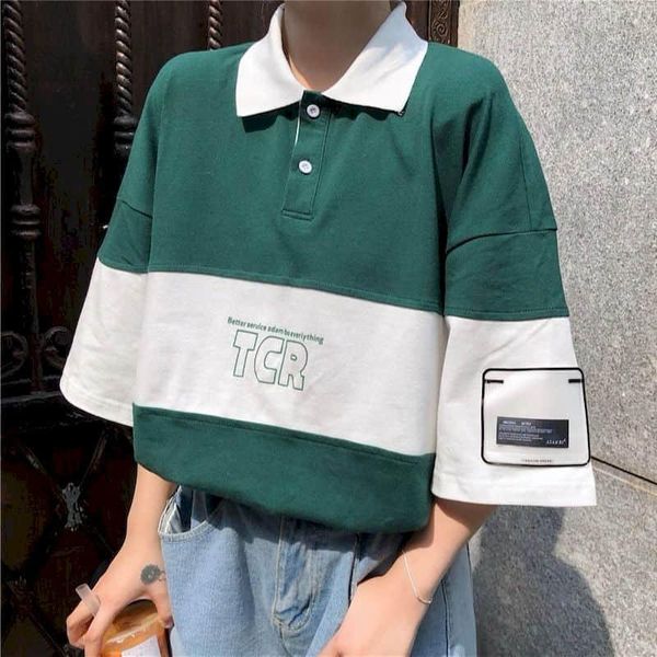 summer men women's tshirts lapel shirts japanese short-sleeved t-shirts loose korean students all-match half-sleeved t-shirt, White
summer men women's tshirts lapel shirts japanese short-sleeved t-shirts loose korean students all-match half-sleeved t-shirt, White
