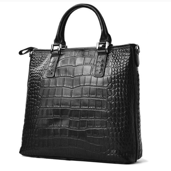 luxury designer handbag black tote bag crocodile grain super - large capacity classic ol business wind women's leather waist bags
luxury designer handbag black tote bag crocodile grain super - large capacity classic ol business wind women's leather waist bags