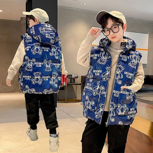 waistcoat 4-13 years winter warm sleeveless jacket for children thicken hooded vest boy teen kids coat printed, Camo
waistcoat 4-13 years winter warm sleeveless jacket for children thicken hooded vest boy teen kids coat printed, Camo