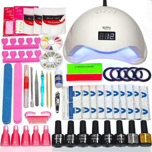 nail art kits 54/48/36w uv led lamp 6 color soak off gel coat polish kit manicure set
nail art kits 54/48/36w uv led lamp 6 color soak off gel coat polish kit manicure set