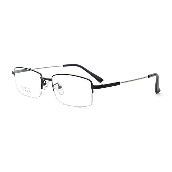 half rim titanium frame glasses for man ultra light texture material memory myopia spectacles fashion sunglasses frames, Black
half rim titanium frame glasses for man ultra light texture material memory myopia spectacles fashion sunglasses frames, Black