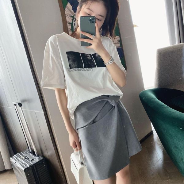 summer o-neck short sleeve print t-shirt simple female casual all-match loose pullover luso women's, White
summer o-neck short sleeve print t-shirt simple female casual all-match loose pullover luso women's, White