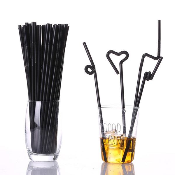 drinking straws 100pcs 260mm black long flexible bendable cocktail for birthday wedding party supplies kitchen accessorie
drinking straws 100pcs 260mm black long flexible bendable cocktail for birthday wedding party supplies kitchen accessorie