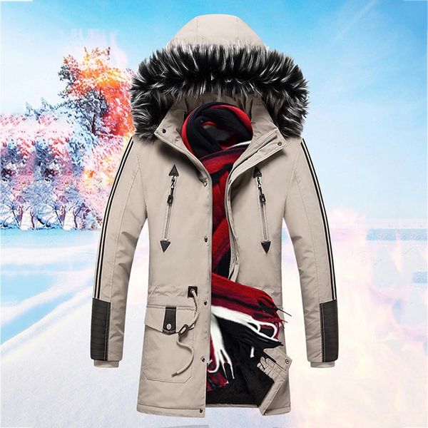 running jackets men's coat white plush winter cotton hooded warm outwear with zipper h7jp, Black;red
running jackets men's coat white plush winter cotton hooded warm outwear with zipper h7jp, Black;red