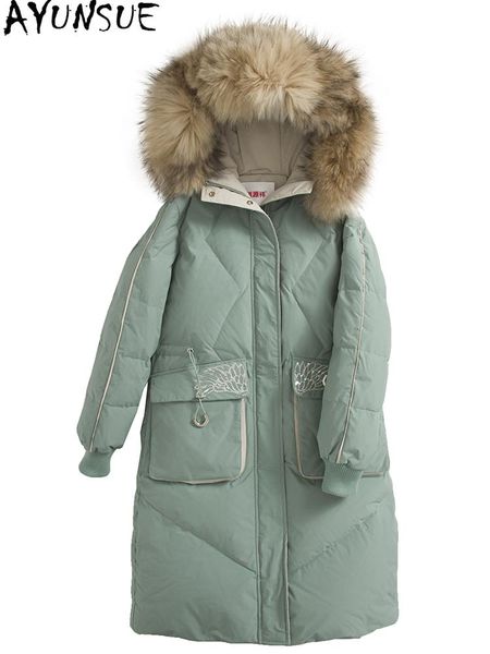 fashion korean women's down jacket raccoon fur collar hooded parkas women coats ropa mujer 2021 &, Black
fashion korean women's down jacket raccoon fur collar hooded parkas women coats ropa mujer 2021 &, Black