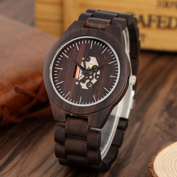 wristwatches classic wood watch hollow-out wooden men watches quartz movement full mens minimalist design male clock gifts, Slivery;brown
wristwatches classic wood watch hollow-out wooden men watches quartz movement full mens minimalist design male clock gifts, Slivery;brown