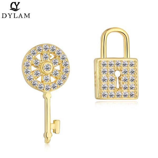 stud dylam key lock arrings 925 sterling silver 5a zircon classic fashion jewellery for women earrings gold, Golden;silver
stud dylam key lock arrings 925 sterling silver 5a zircon classic fashion jewellery for women earrings gold, Golden;silver