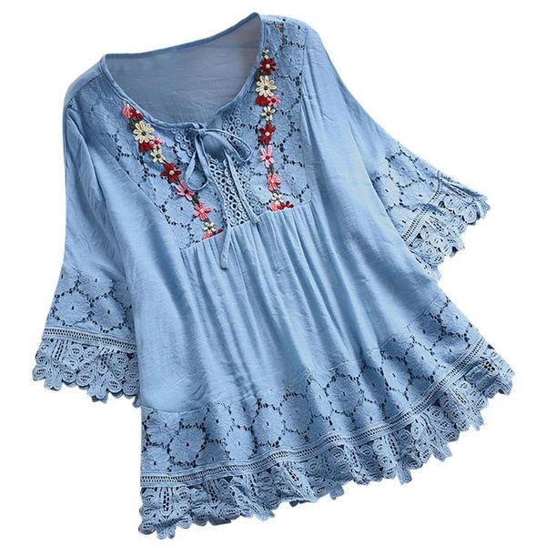 women's blouses & shirts floral lace hollow out patchwork print bow women vintage v neck half sleeve shirt individuality harajuku blusa, White
women's blouses & shirts floral lace hollow out patchwork print bow women vintage v neck half sleeve shirt individuality harajuku blusa, White
