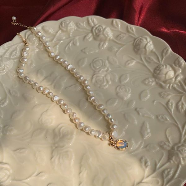 pendant necklaces 2021 baroque freshwater natural pearl moonstone necklace geometric irregular aesthetic jewelry for women girls party, Silver
pendant necklaces 2021 baroque freshwater natural pearl moonstone necklace geometric irregular aesthetic jewelry for women girls party, Silver