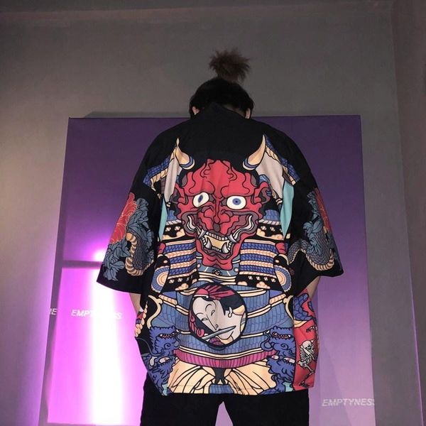 men's vests kimono man japanese cardigan yukata male jacket men japan harajuku streetwear samurai clothes haori obi, Black;white
men's vests kimono man japanese cardigan yukata male jacket men japan harajuku streetwear samurai clothes haori obi, Black;white