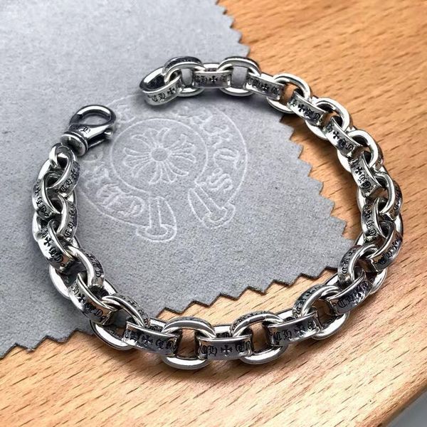 s925 sterling silver croquet letter bracelet men's and women's fashion hip hop bracelet simple couple chain, Golden;silver
s925 sterling silver croquet letter bracelet men's and women's fashion hip hop bracelet simple couple chain, Golden;silver