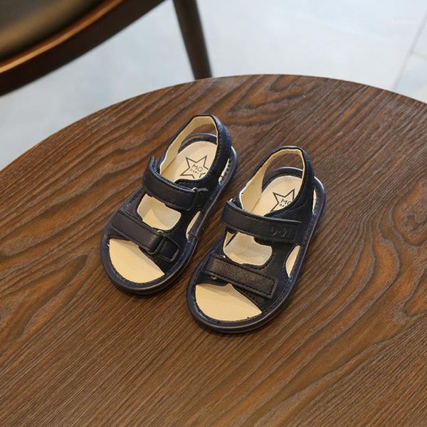 sandals baby kids boys girls summer fashion british style leather solid hook beach shoes children girls1, Black;red
sandals baby kids boys girls summer fashion british style leather solid hook beach shoes children girls1, Black;red