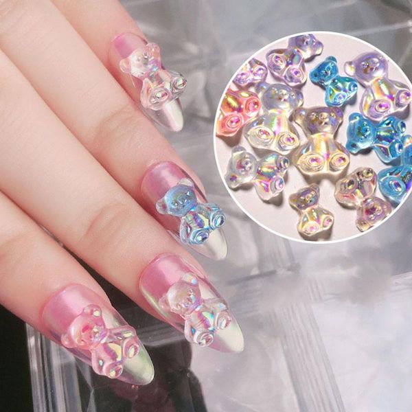 nail art decorations crystal gems manicure 6pcs candy color cartoon 3d bear rhinestone nails glitter resin, Silver;gold
nail art decorations crystal gems manicure 6pcs candy color cartoon 3d bear rhinestone nails glitter resin, Silver;gold