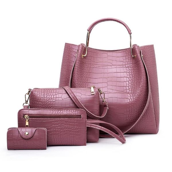 evening bags women leather 4pcs handbag shoulder crossbody bag card package set female shopping messenger alligator tote
evening bags women leather 4pcs handbag shoulder crossbody bag card package set female shopping messenger alligator tote