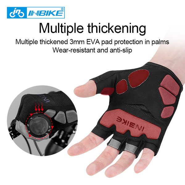 inbike summer cycling gloves mtb road bike half finger gloves men women thickened palm pad bicycle gym fitness sport glovesg, Blue;gray
inbike summer cycling gloves mtb road bike half finger gloves men women thickened palm pad bicycle gym fitness sport glovesg, Blue;gray