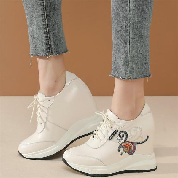 boots fashion sneakers women lace up genuine leather wedges high heel ankle female round toe platform pumps shoes casual, Black
boots fashion sneakers women lace up genuine leather wedges high heel ankle female round toe platform pumps shoes casual, Black