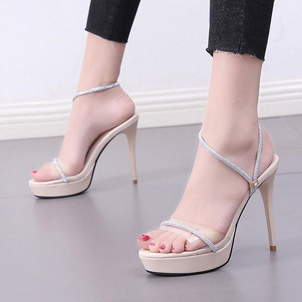 summer sandals women sandalia feminina ladies crystal straps high heels roman shoes sandalias de verano para mujer, Black
summer sandals women sandalia feminina ladies crystal straps high heels roman shoes sandalias de verano para mujer, Black