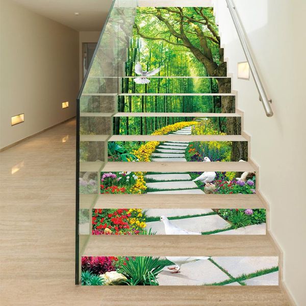 wall stickers 13pcs stairway decal art for stair decoration forest path peel & stick renovatie staircase diy home decor
wall stickers 13pcs stairway decal art for stair decoration forest path peel & stick renovatie staircase diy home decor