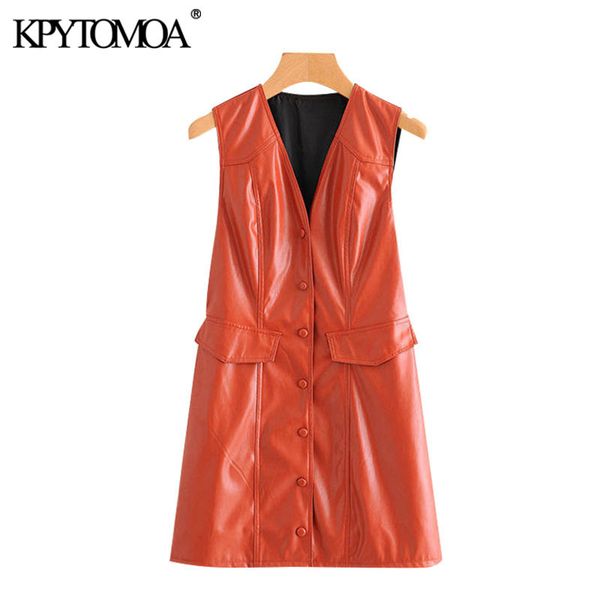 women chic fashion faux leather button-up mini dress vintage v neck sleeveless female dresses vestidos mujer 210416, Black;gray
women chic fashion faux leather button-up mini dress vintage v neck sleeveless female dresses vestidos mujer 210416, Black;gray