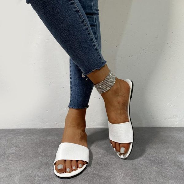 slippers 2021 summer women's shoes flat sandals solid color outdoor beach fashion open toe plus size, Black
slippers 2021 summer women's shoes flat sandals solid color outdoor beach fashion open toe plus size, Black
