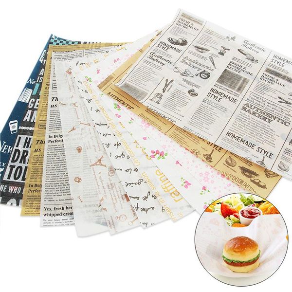 dinnerware sets disposable anti-oil waxed paper fast packing tool hamburger sandwich greaseproof papers one-off supplies 50/100pcs/pack
dinnerware sets disposable anti-oil waxed paper fast packing tool hamburger sandwich greaseproof papers one-off supplies 50/100pcs/pack