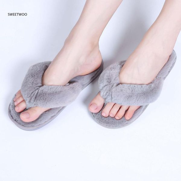 slippers women warm fluffy cozy faux fur cross indoor floor slides flat soft furry shoes ladies female celebrities flip flops, Black
slippers women warm fluffy cozy faux fur cross indoor floor slides flat soft furry shoes ladies female celebrities flip flops, Black