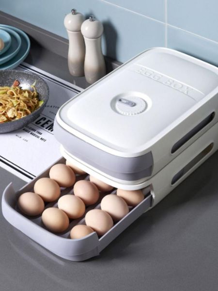 storage bottles & jars plastic containers refrigerator drawer type adjustable organizer boxes eggs fresh-keeping box
storage bottles & jars plastic containers refrigerator drawer type adjustable organizer boxes eggs fresh-keeping box