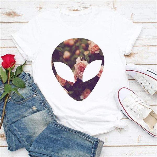 clothes face flower fashion womens t shirt printing 90s summer graphic tshirts ladies tee, White
clothes face flower fashion womens t shirt printing 90s summer graphic tshirts ladies tee, White