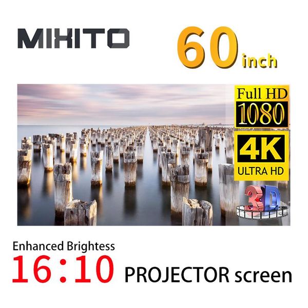 projection screens mixito 16:10 projector screen 30 40 50 60 72 inch 4k hd foldable portable movies for home theater outdoor indoor
projection screens mixito 16:10 projector screen 30 40 50 60 72 inch 4k hd foldable portable movies for home theater outdoor indoor
