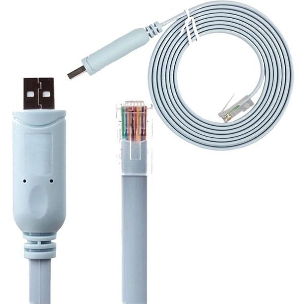 1.8m usb to rj45 for console cable debug line a7h5 h3c arba 9306 huawei router rollover computer cables & connectors
1.8m usb to rj45 for console cable debug line a7h5 h3c arba 9306 huawei router rollover computer cables & connectors