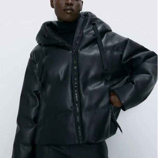 women's down & parkas winter casual simple solid color hooded zipper leather cotton coat fashion stitching parker jacket women 2021, Black
women's down & parkas winter casual simple solid color hooded zipper leather cotton coat fashion stitching parker jacket women 2021, Black