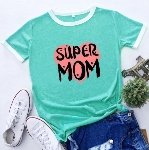 women's t-shirt women summer 100% cotton oversize short sleeve t-shirts female casual tshirt super mom letter print lady tees, White
women's t-shirt women summer 100% cotton oversize short sleeve t-shirts female casual tshirt super mom letter print lady tees, White