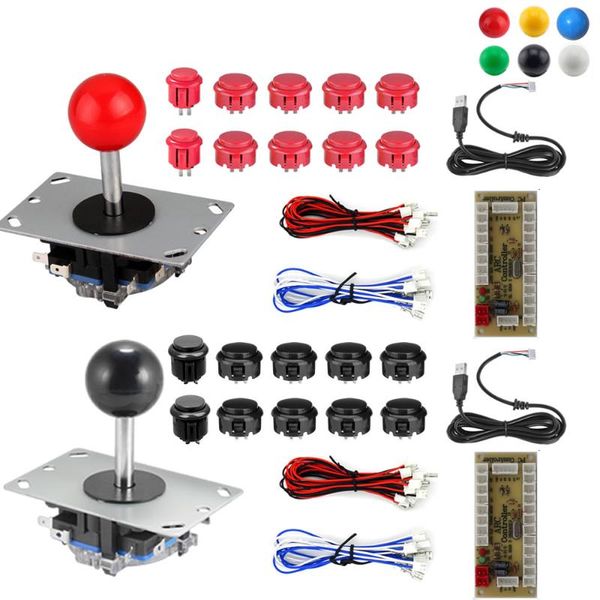 rac-d200 diy arcade joystick 2pin 2 players kits buttons usb encoder cables game controllers & joysticks
rac-d200 diy arcade joystick 2pin 2 players kits buttons usb encoder cables game controllers & joysticks