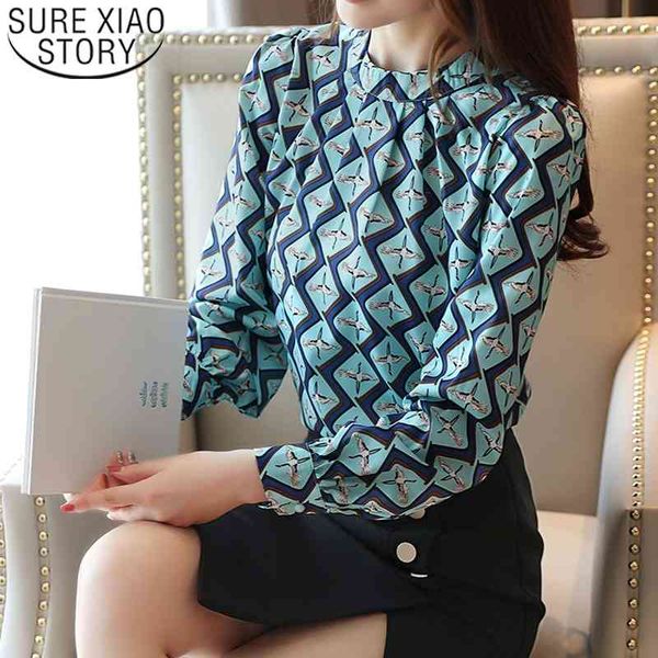 white black spring and autumn long sleeve chiffon blouse women print o-neck korean fashion clothing casual 6053 50 210508
white black spring and autumn long sleeve chiffon blouse women print o-neck korean fashion clothing casual 6053 50 210508