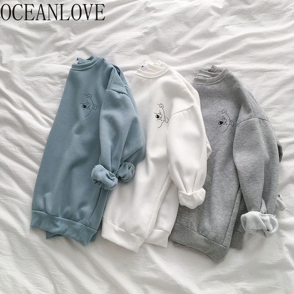 hoodies autumn winter fleece warm cartoon pullovers moletom korean casual all match sweatshirt loose 17421 210415, Black
hoodies autumn winter fleece warm cartoon pullovers moletom korean casual all match sweatshirt loose 17421 210415, Black