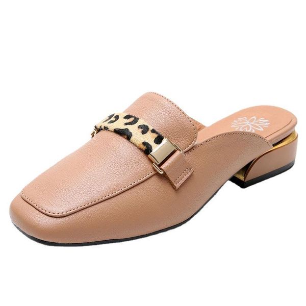 slippers grain leather fluffy muller lazy sandals shoes fashion square toe women size 35-43, Black
slippers grain leather fluffy muller lazy sandals shoes fashion square toe women size 35-43, Black