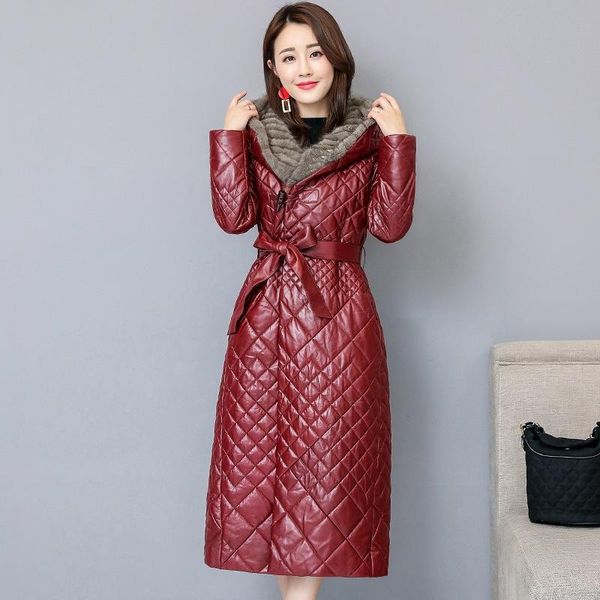 thickened sheepskin plus cotton leather suede women's mid-length 2021winter fashion high-end atmospheric fur coat coats & faux, Black
thickened sheepskin plus cotton leather suede women's mid-length 2021winter fashion high-end atmospheric fur coat coats & faux, Black