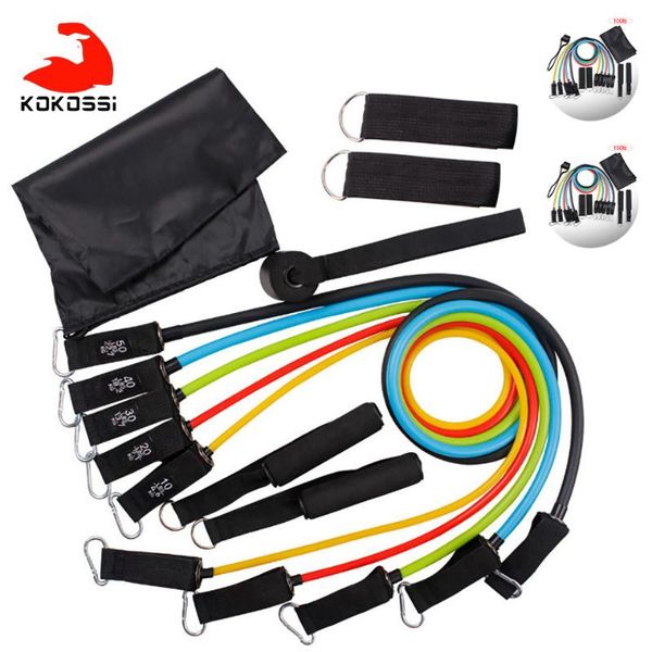 resistance bands kokossi 11pcs/set 100lb/150lb exercise training gym home sports fitness equipment crossfit yoga tube pull ropes
resistance bands kokossi 11pcs/set 100lb/150lb exercise training gym home sports fitness equipment crossfit yoga tube pull ropes