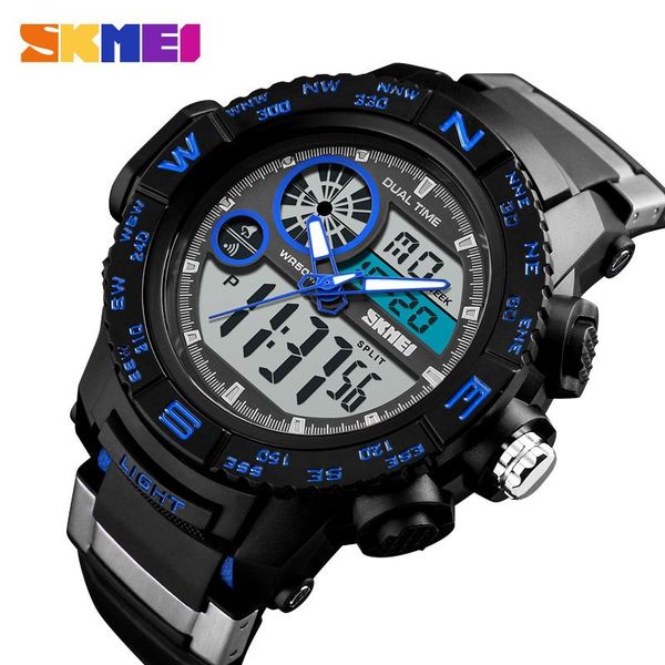 wristwatches skmei luxury led digital quartz men watch outdoor sports chronograph waterproof clock military relogio masculino, Slivery;brown
wristwatches skmei luxury led digital quartz men watch outdoor sports chronograph waterproof clock military relogio masculino, Slivery;brown