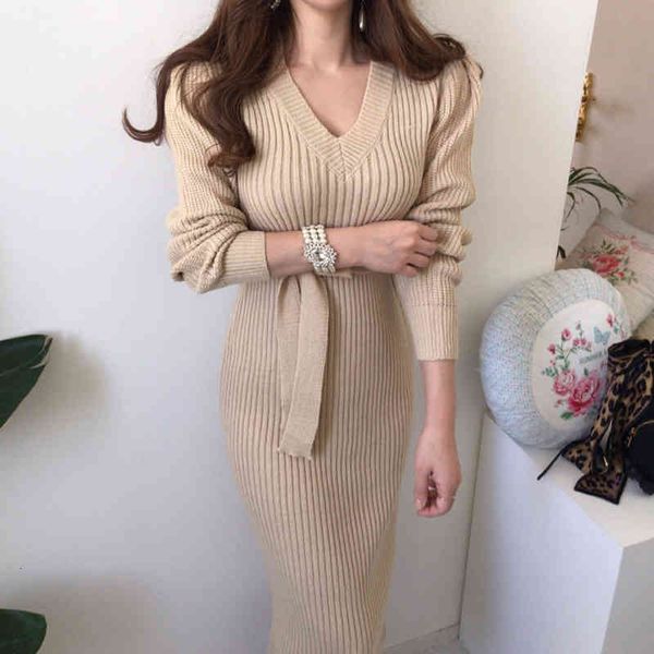 dresses women knit winter korean one-piece elegant bag hip pullover knitted sweater midi, Black;gray
dresses women knit winter korean one-piece elegant bag hip pullover knitted sweater midi, Black;gray